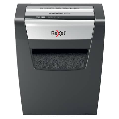 Distruggidocumenti uso moderato Rexel Momentum X312 - P-3 - 23 L - taglio a frammenti 5x42 mm - 2104572EU